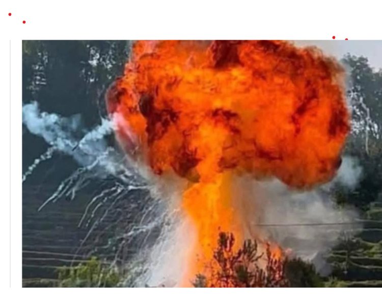 चमोली के रेंस गांव में गैस सिलेंडर ब्लास्ट से पूरी दुकान जलकर राख — बड़ी दुर्घटना टली, जनहानि नहीं