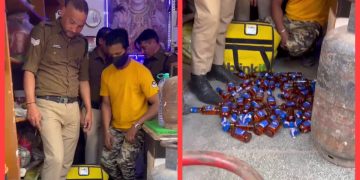 Rishikesh News Today:अवैध शराब का बिक्री के नए तरीके का पर्दाफाश। Blinkit बैग में छिपाकर बेच रहे तस्कर