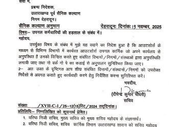 उत्तराखंड सरकार का बड़ा फैसला: उपनल कर्मचारियों की हड़ताल पर ‘No Work No Pay’ का सख्त आदेश