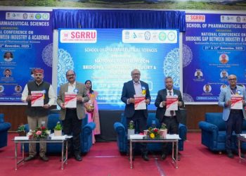 SGRRU की नेशनल कॉन्फ्रेंस में देशभर से विशेषज्ञ शामिल, फार्मास्यूटिकल साइंसेज के सतत भविष्य पर मंथन