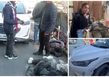 नैनीताल में तेज रफ्तार कार का कहर: पुलिसकर्मी की कार ने तीन मजदूरों को कुचला, चालक मौके से फरार