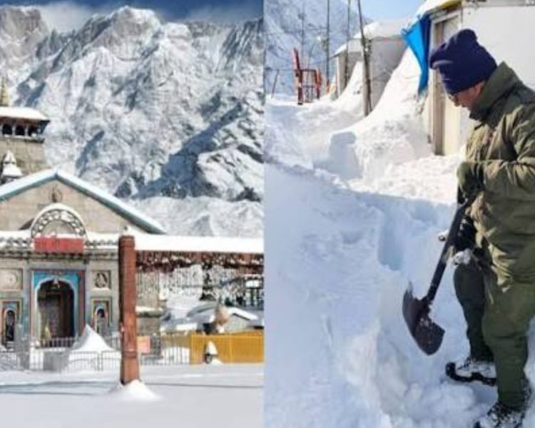 उत्तराखंड में मौसम का बदला मिजाज: केदारनाथ में बर्फबारी, देहरादून में ऑरेंज अलर्ट