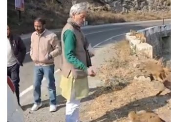 बड़ी खबर: बंदरों को दाना डालते दिखे पूर्व मुख्यमंत्री तीरथ सिंह रावत, बढ़ती समस्या पर उठे सवाल