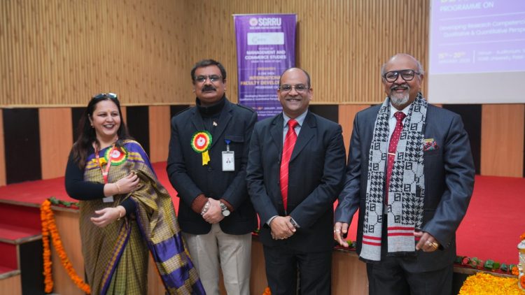 श्री गुरु राम राय विश्वविद्यालय में अंतर्राष्ट्रीय फैकल्टी डेवलपमेंट कार्यक्रम का शुभारंभ