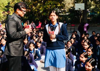 नशा मुक्त युवा, विकसित भारत का भविष्य: देहरादून के CNI गर्ल्स इंटर कॉलेज में हुआ युवा संवाद कार्यक्रम