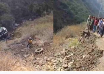 पहाड़ में फिर मातम: एचपी रोडवेज बस अनियंत्रित होकर खाई में गिरी, 4 की मौत, कई घायल