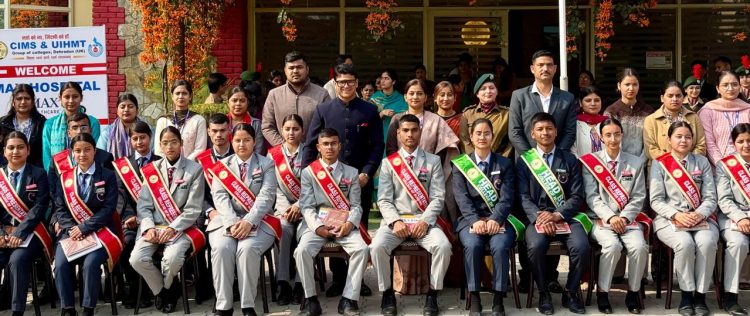 सीआईएमएस कॉलेज देहरादून में स्टूडेंट कैबिनेट का गठन, नर्सिंग व पैरामेडिकल के हेड बॉय-हेड गर्ल चुने गए