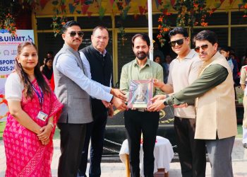 नशे को ना, खेल को हां” थीम पर CIMS-UIHMT कॉलेज में चार दिवसीय स्पोर्ट्स मीट शुरू