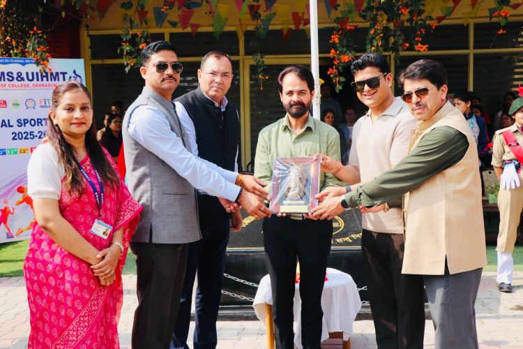 नशे को ना, खेल को हां” थीम पर CIMS-UIHMT कॉलेज में चार दिवसीय स्पोर्ट्स मीट शुरू