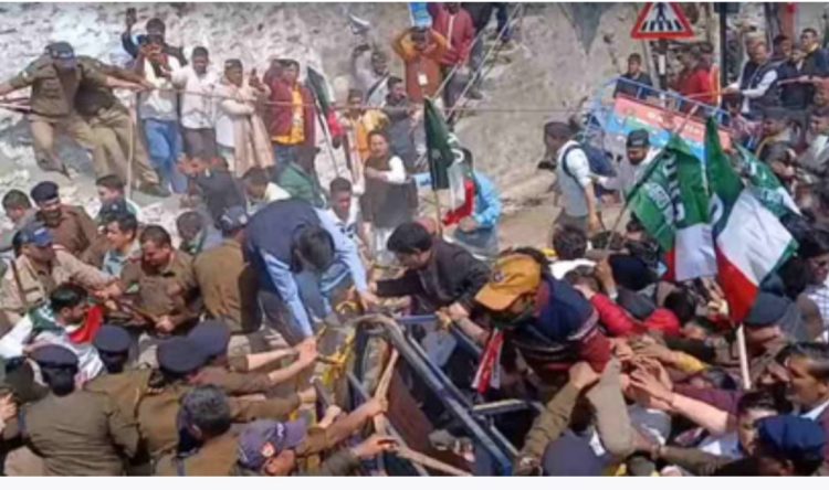 गैरसैंण में गरमाई सियासत: यूकेडी कार्यकर्ताओं का प्रदर्शन उग्र, पुलिस से झड़प