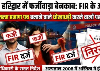 फर्जी जन्म प्रमाण पत्र का खेल बेनकाब: हरिद्वार में धोखाधड़ी करने वालों पर FIR के आदेश