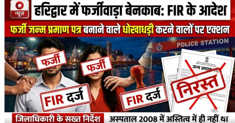 फर्जी जन्म प्रमाण पत्र का खेल बेनकाब: हरिद्वार में धोखाधड़ी करने वालों पर FIR के आदेश