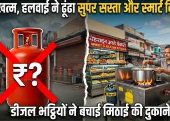 गैस खत्म, हलवाई ने ढूंढा स्मार्ट विकल्प: डीजल भट्ठियों ने बचाई मिठाई की दुकानें!