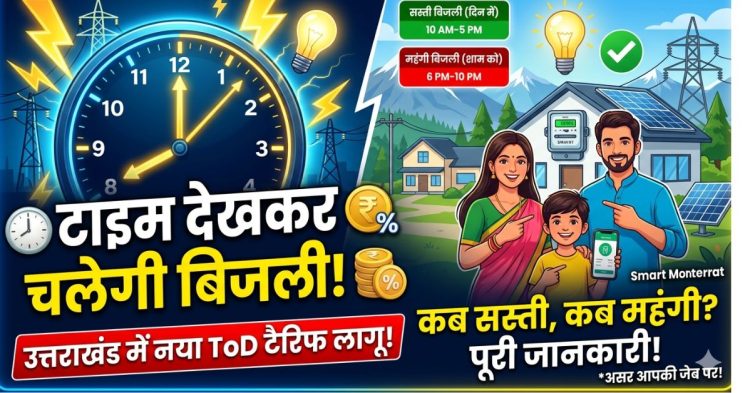 टाइम देखकर चलेगी बिजली!” उत्तराखंड में नया ToD टैरिफ लागू
