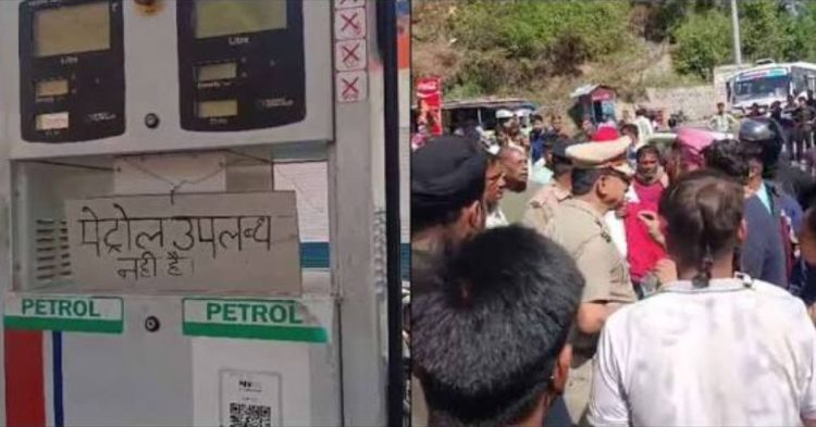 उत्तराखंड में तेल संकट गहराया: चारधाम यात्रा के बीच पंप खाली, लंबी कतारें