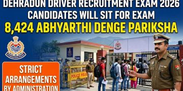 Dehradun Driver Recruitment Exam 2026: 19 केंद्रों पर 8,424 अभ्यर्थी देंगे परीक्षा, प्रशासन ने किए पुख्ता इंतजाम