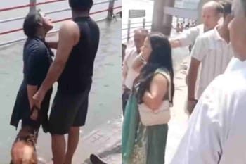 हर की पैड़ी पर विवाद! महिला की जिद और युवकों की हरकत से मचा बवाल
