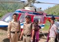 टिहरी में आसमान से आफत: हाईटेंशन तार से टकराया हेलिकॉप्टर, खेतों में उतरा विमान