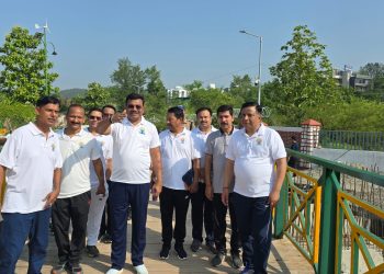 बंशीधर तिवारी के नेतृत्व में सिटी फॉरेस्ट पार्क बना योग का महाकुंभ, 1000 से अधिक लोगों ने किया सामूहिक योग