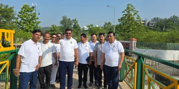 बंशीधर तिवारी के नेतृत्व में सिटी फॉरेस्ट पार्क बना योग का महाकुंभ, 1000 से अधिक लोगों ने किया सामूहिक योग