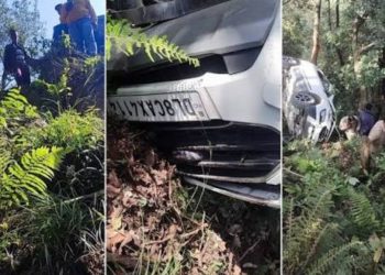 Mussoorie Accident: अनियंत्रित होकर वाहन  गहरी खाई में गिरा, एक कि मौत