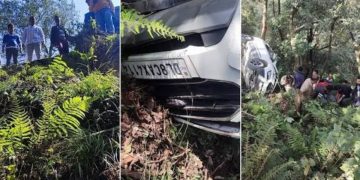 Mussoorie Accident: अनियंत्रित होकर वाहन  गहरी खाई में गिरा, एक कि मौत