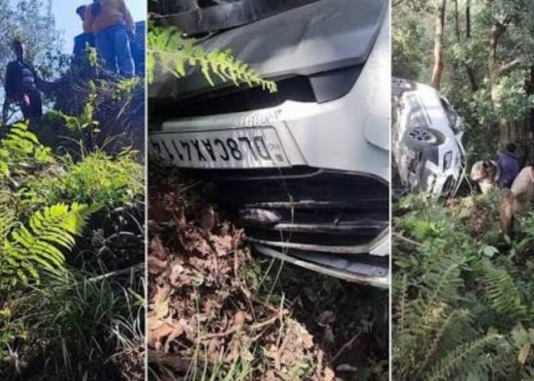 Mussoorie Accident: अनियंत्रित होकर वाहन  गहरी खाई में गिरा, एक कि मौत