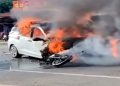 Uttarakhand Road Accident: टक्कर के बाद धू-धू कर जले कार और बाइक, दो युवकों की दर्दनाक मौत