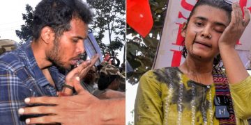 रांची में छात्र मार्च के बीच बड़ा बवाल! नेहा बोरा पर फेंकी गई स्याही, आरोपी ने कहा- ‘ये देशद्रोही हैं’