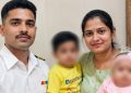 एक साथ उठीं 4 अर्थियां : नेवी जवान समेत पत्नी और 2 बच्चों की मौत से मचा कोहराम
