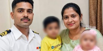 एक साथ उठीं 4 अर्थियां : नेवी जवान समेत पत्नी और 2 बच्चों की मौत से मचा कोहराम