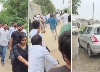 स्कूल देखने पहुंचे CJP कार्यकर्ता, गांव में मचा घमासान! धक्का-मुक्की से मारपीट तक पहुंचा विवाद