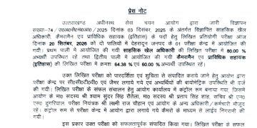 UKSSSC परीक्षा में दिखी सख्ती: CCTV-जैमर की निगरानी में हुई परीक्षा, जानिए कितने अभ्यर्थी पहुंचे