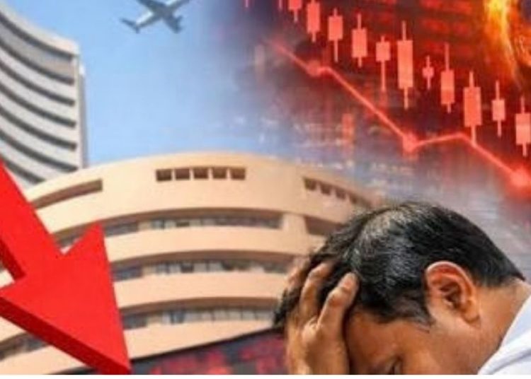 शेयर बाजार में सुनामी! सेंसेक्स 1000 अंक धड़ाम, निफ्टी 23 हजार के नीचे
