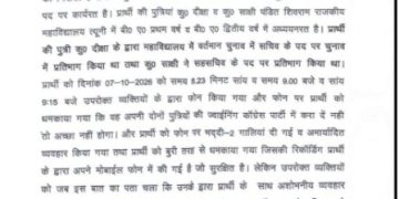 बेटियों को कांग्रेस में लाने का दबाव, विरोध पर जान से मारने की धमकी! लाइनमैन ने SSP से मांगी सुरक्षा