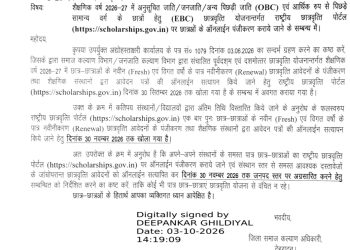 छात्रवृत्ति पर बड़ा अपडेट! NSP आवेदन की तारीख बढ़ी, अब 30 नवंबर तक मिलेगा मौका