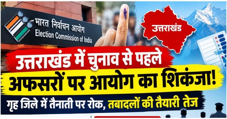 Uttarakhand Election 2027: विधानसभा चुनाव से पहले अफसरों के तबादलों की तैयारी, निर्वाचन आयोग ने जारी किए निर्देश